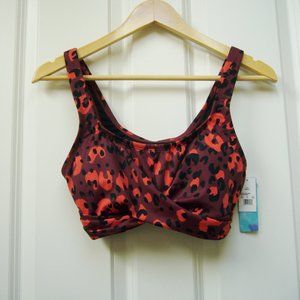 New Beach Betty Animal Print Swim Top